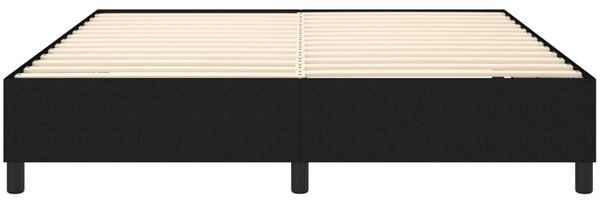 Boxspringbett Schwarz 160x200 cm Stoff [3120872] Bild 5