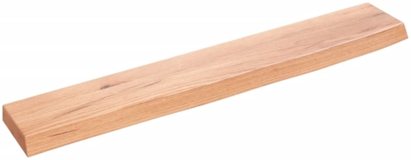 vidaXL Wandregal Hellbraun 60x10x2 cm Massivholz Eiche Behandelt 363638