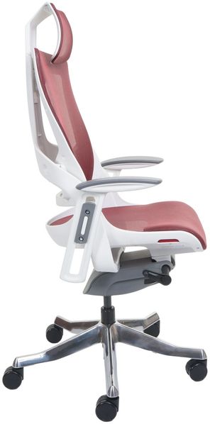 Bürostuhl MERRYFAIR Wau 2, Schreibtischstuhl Drehstuhl, Polster/Netz, ergonomisch ~ rot Bild 6