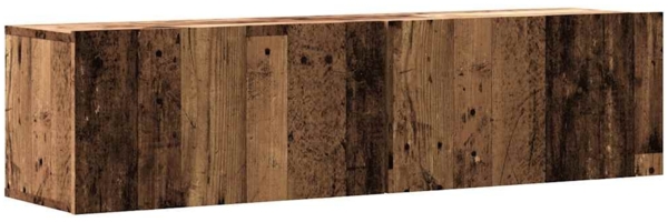 vidaXL TV-Wandschrank Altholz-Optik 120x30x30 cm Holzwerkstoff 856020