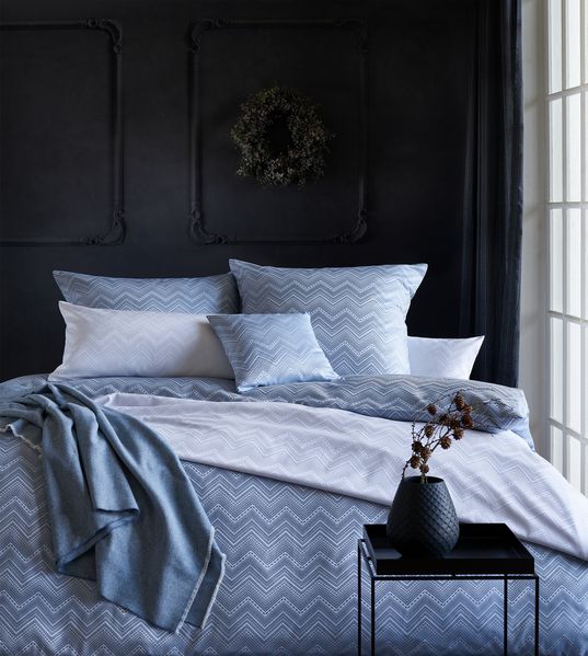 Bauer Tilda - Mako-Brokat-Damast Bettwäsche, 135x200 + 80x80 cm, 0139 kreide