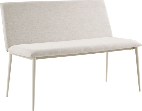 OTTO home Bank Cassy, pflegeleichter Strukturstoff, Kufen Metallgestell, Breite 122 cm
