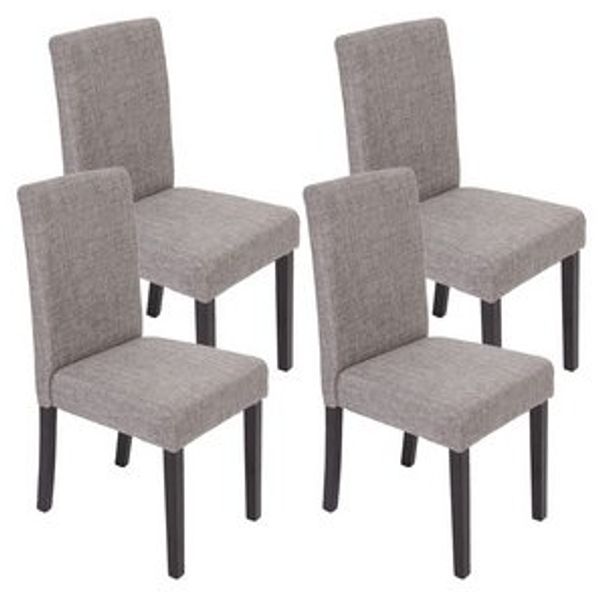MCW Esszimmerstuhl Littau-s-4 (Set, 4 St), 4er-Set, Rutschfest durch Kunststoffuntersatz, Komfortable Polsterung Bild 4