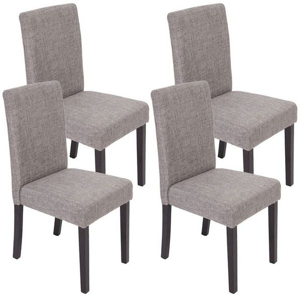 MCW Esszimmerstuhl Littau-s-4 (Set, 4 St), 4er-Set, Rutschfest durch Kunststoffuntersatz, Komfortable Polsterung Bild 3