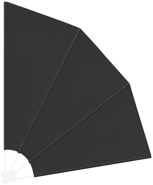 vidaXL Balkon Sichtschutz 140 x 140 cm Polyester Anthrazit 42000923 Bild 5