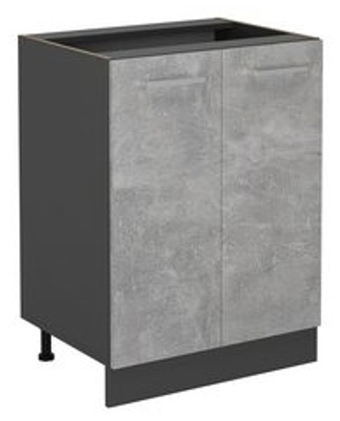 Küchenunterschrank R-Line Beton 60 cm ohne Arbeitsplatte Vicco Bild 6