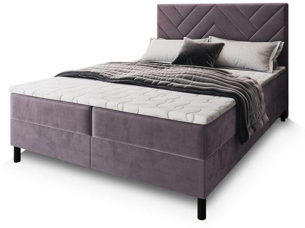 Masseno Boxbett ROKIS 180x200 cm mit Bonell Matratze und Topper