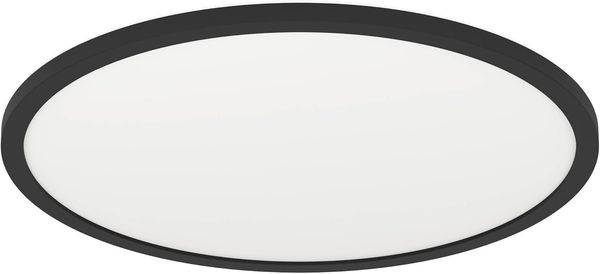 Eglo 900092 LED Deckenleuchte ROVITO-Z weiss schwarz H:2. 5 Ø:42cm dimmbar 2700-6500K mit Connect-Z Funktion