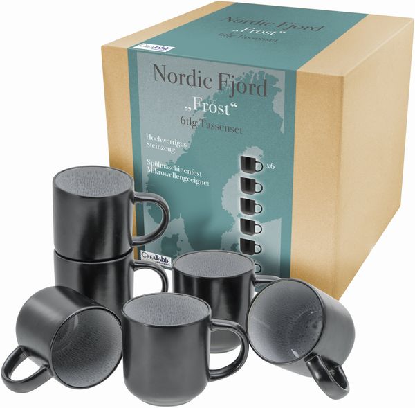 Nordic Fjord Frost, Kaffeebecher 6-tlg (mo)
