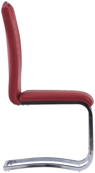 vidaXL 9-tlg. Essgruppe Kunstleder Rot Bild 7