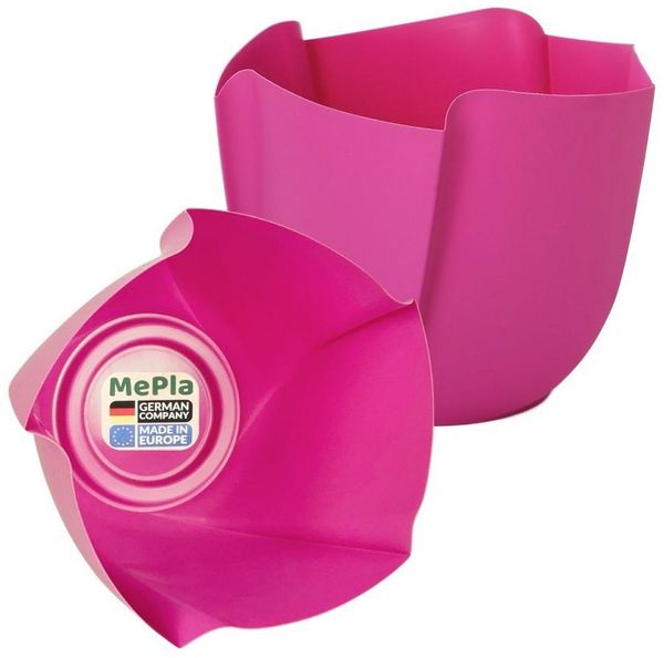 Heimwerkercenter Übertopf MePla - 5 Stück - Dekotopf Twister ø14 - Pink