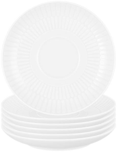 Seltmann Weiden Amina Kombi-Untertasse ø 12 cm 6er Set Weiß