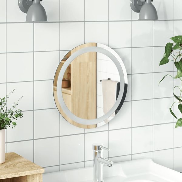 vidaXL LED-Badspiegel 40 cm Rund 353277