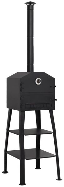 vidaXL Outdoor-Pizzaofen Holzkohle mit 2 Schamottesteinen 318145