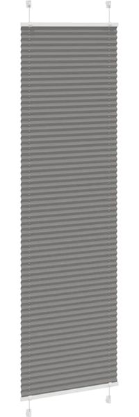 vidaXL Plissee Anthrazit 55x200 cm Stoffbreite 54,4 cm Polyester 4015100 Bild 3