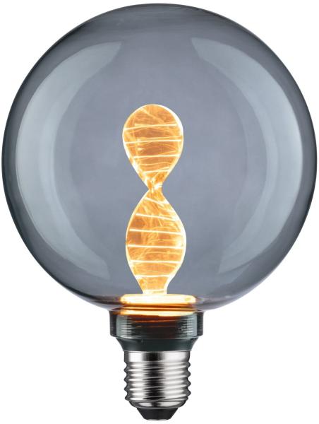 Paulmann 28882 LED Lampe Inner Glow Edition Globe G125 90lm Rauchglas 3,5 Watt Leuchtmittel Rauchglas 1800 K E27