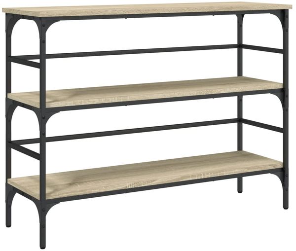 Konsolentisch, Beistelltisch, Konsole Sonoma-Eiche 100x32x75 cm Holzwerkstoff