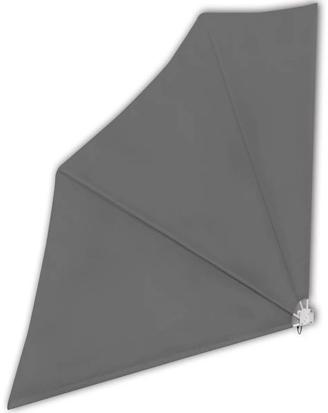 vidaXL Faltbarer Balkonfächer Grau 140×140 cm 41575 Bild 2