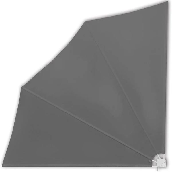 vidaXL Faltbarer Balkonfächer Grau 140×140 cm 41575 Bild 3