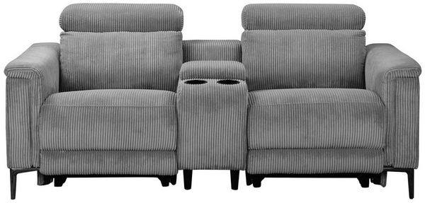 Home affaire 2-Sitzer LUND Cord, Relaxfunktion, TV-Sessel, manuell/elektrisch (USB-A), m. elektrischer o. manueller Relaxfunktion, Getränkehalter u. Staufach