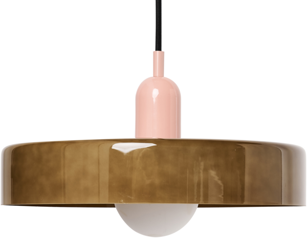 Hängeleuchte PAALA Glas Olivgrün