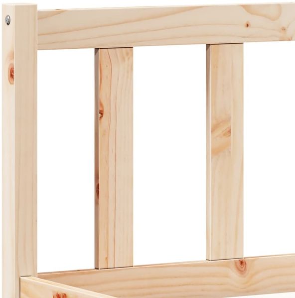 vidaXL Extra langes Massivholzbett ohne Matratze 200x220 Kiefernholz 852454 Bild 7