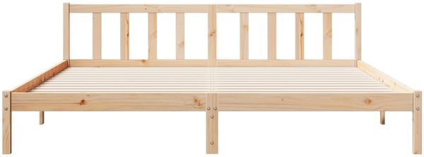 vidaXL Extra langes Massivholzbett ohne Matratze 200x220 Kiefernholz 852454 Bild 4