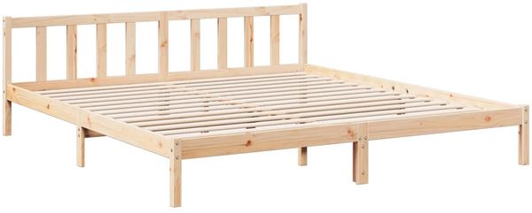 vidaXL Extra langes Massivholzbett ohne Matratze 200x220 Kiefernholz 852454 Bild 3