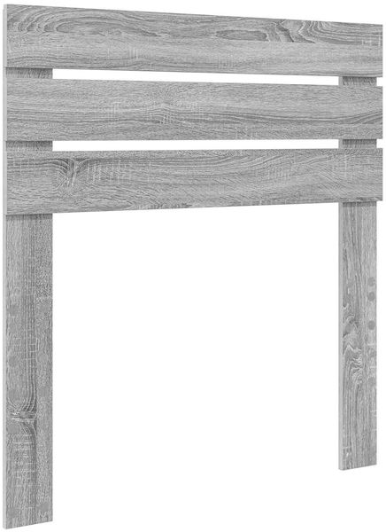Kopfteil, Bettkopfteil, Minimalistisch Graues Sonoma Holzwerkstoff