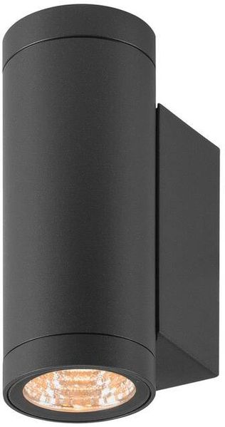 SLV HELIA PRO S, Wandaufbauleuchte, up/down, DALI, P1, zylindrisch, 2700 K, 6 W, 24°, anthrazit - Stand-, Wand- und Deckenleuchten (Outdoor)
