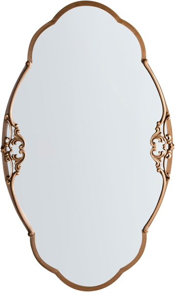 Wandspiegel EPANNES 49 cm 84 cm Gold