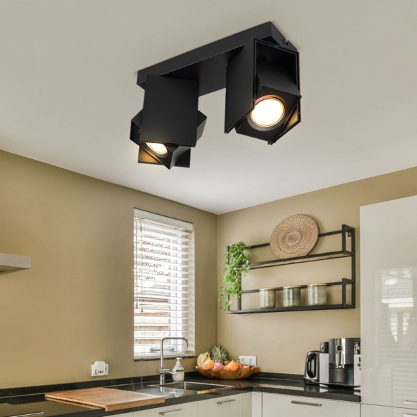 Deckenleuchte, schwarz, Spot beweglich, L 25,6 cm Bild 5