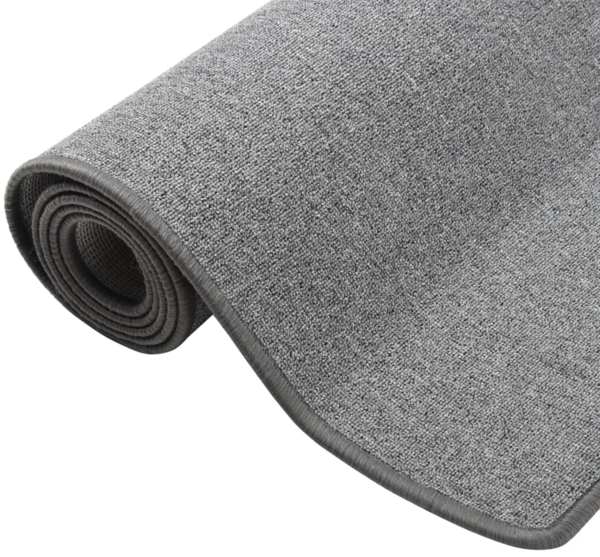 vidaXL Teppichläufer Dunkelgrau 80x300 cm 326976 Bild 1