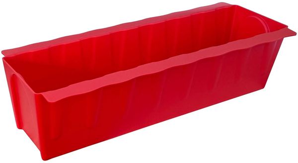BURI 12 Euro-Paletten Blumenkästen-Einsätze inkl. Bewässerungsmatte | 37,3cm Rot | Pflanzkasten für Europalette Palette | Balkonkasten | Blumentopf | aus stabilen Kunststoff | Made in Germany Bild 3
