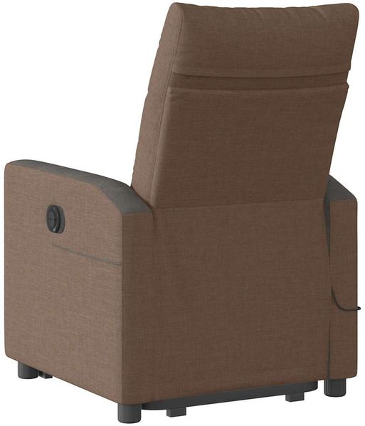 vidaXL Massagesessel mit Aufstehhilfe Braun Stoff 3324062 Bild 8
