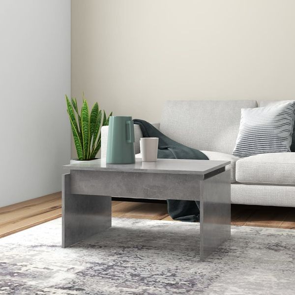 vidaXL Couchtisch Betongrau 68x50x38 cm Holzwerkstoff 808336