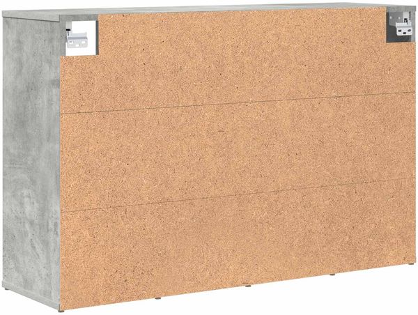 vidaXL Schuhschrank mit Regal Betongrau 103 x 30 x 67 cm Holzwerkstoff 808733 Bild 7