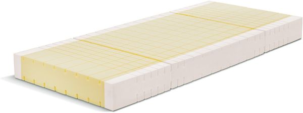 Betten-ABC Senioren- und Pflegebett Matratze 7-Zonen-Würfelschnitt, 3-teilig, bis Härtegrad H5, Größe: 80 x 220 cm, Härtegrad: H3 Bild 2