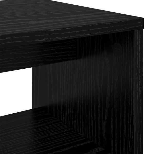 vidaXL TV-Schränk Schwarz Eichen-Optik 80 x 30 x 40 cm Holzwerkstoff 8000325 Bild 8