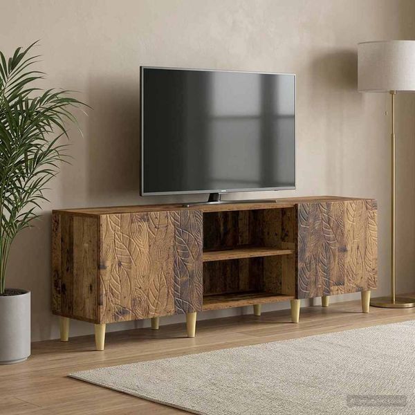 vidaXL TV-Schränk 150 x 31 x 50 cm Altholz Holzwerkstoff 895153