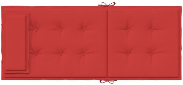 vidaXL Hochlehner-Auflagen 2 Stk. Rot Oxford-Gewebe 361892 Bild 7
