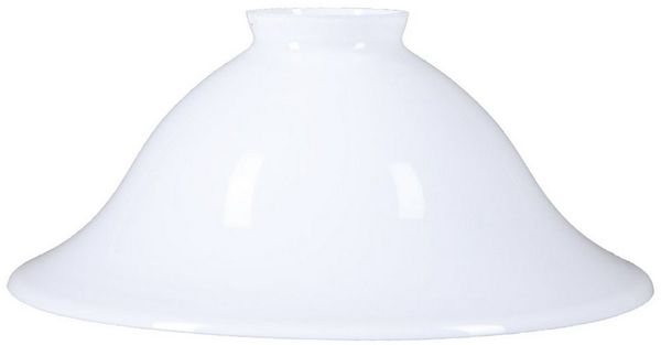 Home4Living Lampenschirm Pendelglasschirm Weiß Beige Ø 220mm Lampenglas Ersatzglas rund, Dekorativ