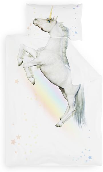 Soft Wonder Kids-Edition Bettwäsche 140 x 200 cm 65 x 65 cm atmungsaktiv Mikrofaser Unicorn