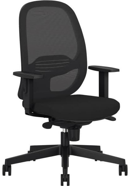 NowyStyl Bürodrehstuhl Eggy Armlehne schwarz/schwarz