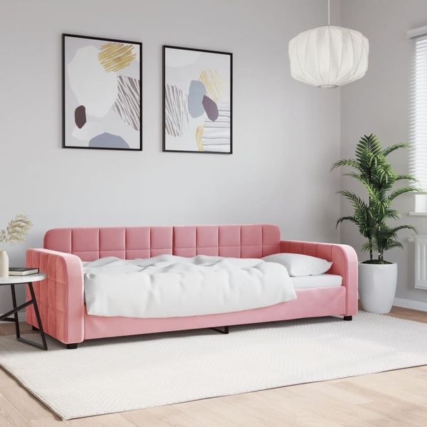 vidaXL Tagesbett Rosa 80x200 cm Samt 354054