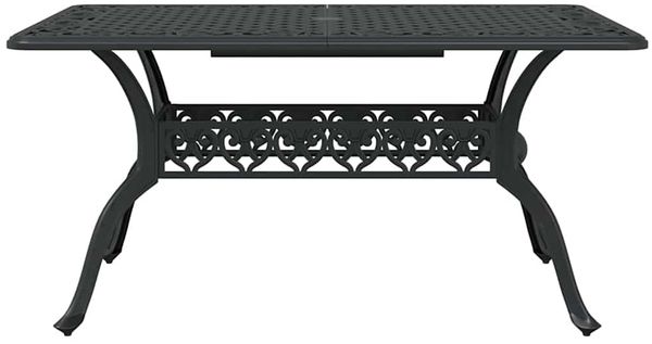 vidaXL Garten Essgruppe 5 pcs Schwarz Aluminium 3334645 Bild 8