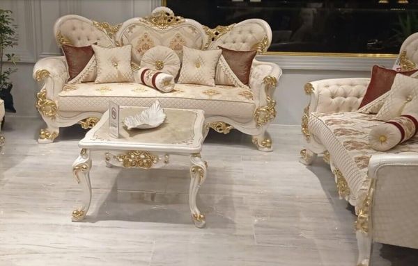 JVmoebel Couchtisch Tisch Luxus Couchtische Couch Barock Holz Couchtisch Beistelltisch (1-St), Made in Europa