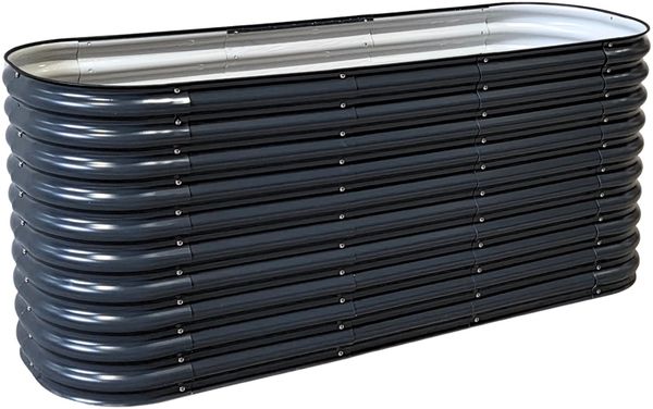 osoltus Hochbeet Gartenbeet Pflanzbeet aus Metall BIG 195 x 60 x 80 cm