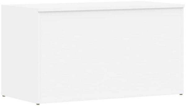 DOTMALL Stauraumschrank Aufbewahrungstruhe Weiß 84x42x46 cm Holzwerkstoff