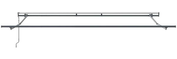 vidaXL Ausziehbare Markise Beige 400 x 300 cm Stoff und Aluminium 3330613 Bild 7